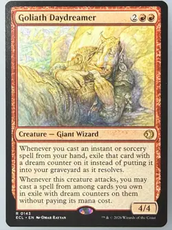 Magic the Gathering Lorwyn Eclipsed - Goliath Daydreamer 143 - Image 1