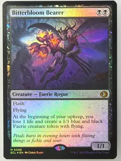 Magic the Gathering Lorwyn Eclipsed - Bitterbloom Bearer Foil 88 - Image 1