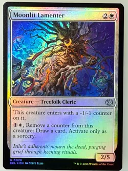 Magic the Gathering Lorwyn Eclipsed - Moonlit Lamenter Foil 26 - Image 1