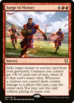 X 1 Surge to Victory NM-M C21 058 MTG Magic The Gathering - Image 1