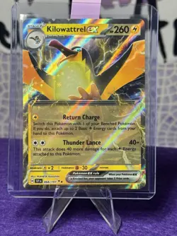 Pokemon TCG - Kilowattrel ex - 068/191 - SV08: Surging Sparks (SV08) Double Rare - Image 1