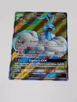 2018 Pokemon Altaria GX Full Art Holo Ultra Rare Dragon Majesty 68/70 - Image 1