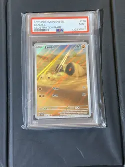 Pokemon Sandile 216/198 SV01 Scarlet & Violet Illustration Rare Holo PSA 9 2023 - Image 1