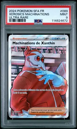 2024 POKEMON FRENCH SFA FR-SHROUDED FABLE #089 XEROSIC'S MACHINATIONS PSA 9 - Image 1