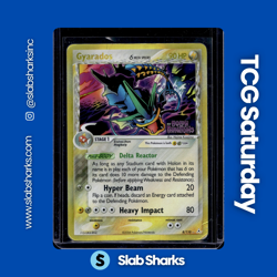 2006 POKEMON EX HOLON PHANTOMS #8/110 GYARADOS DELTA SPECIES REVERSE HOLO - Image 1