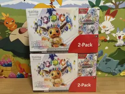 Pokemon Prismatic Evolutions Costco 2 Pack ETB with Booster Bundle - Image 1