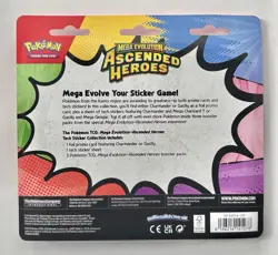 Pokemon Mega Evolution Ascended Heroes Tech Sticker Pack Promo Charmander - Image 2