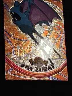 Zubat #41 - Pokemon Topps Chrome TV Animation Edition Holographic NM - Image 3