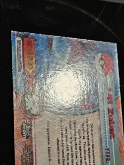 Zubat #41 - Pokemon Topps Chrome TV Animation Edition Holographic NM - Image 5