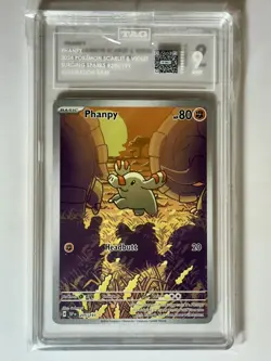 TAG 9 Phanpy 205/191 Illustration Rare 2024 Pokemon Surging Sparks TCG - Image 1