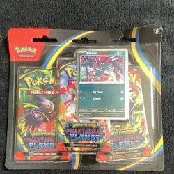 Pokemon Mega Evolution Phantasmal Flames Booster 3-Pack Set w/ Sneasel Promo - Image 1