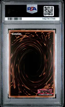 2014 YU-GI-OH! PREMIUM GOLD #EN048 FORBIDDEN LANCE PSA 7 - Image 2