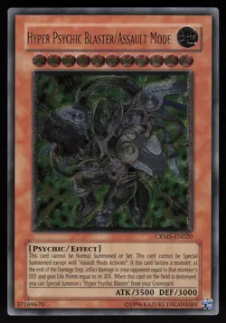 Hyper Psychic Blaster/Assault Mode CRMS-EN020 EURO Ultimate Rare Yu-Gi-Oh - Image 1