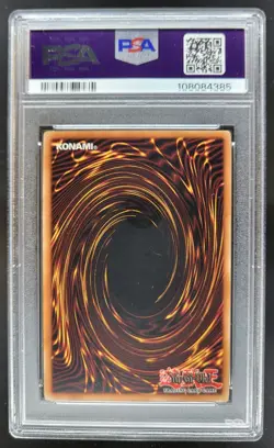 2003 Yu-Gi-Oh! LON Gemini Elf Reverse Foil Error #LON-000 PSA 9 AL8 - Image 2
