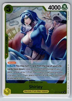 Shirley Foil OP11-104 A Fist of Divine Speed One Piece CCG - Image 1
