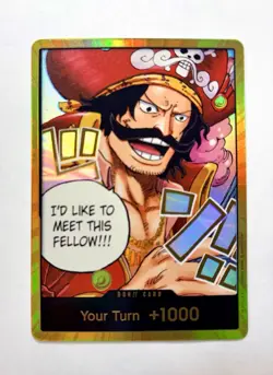 One Piece TCG English OP13 GOLD Don!! Card - Carrying On His Will - Image 1