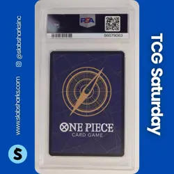 2023 ONE PIECE (JPN) #ST04-005 QUEEN OFFICIAL EVENT PRIZE PSA 10 - Image 2