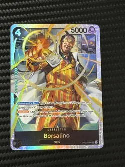 Borsalino SR OP02-114 PRB01 The Best One Piece TCG NM English - Image 1