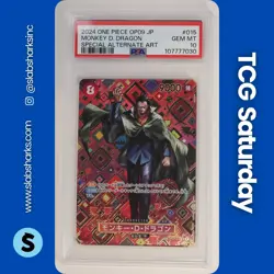 2024 ONE PIECE OP09 (JP) #OP07-015 MONKEY D. DRAGON SPECIAL ALTERNATE ART PSA 10 - Image 1