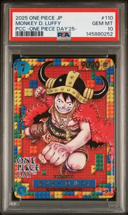 2025 ONE PIECE JPN PREMIUM COLLECTION ONE PIECE DAY'25 MONKEY D. LUFFY PSA 10 - Image 1