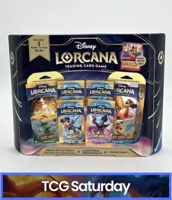 DISNEY LORCANA TCG INTO THE INKLANDS DECKS + BOOSTER PACKS + PROMO BOX - Image 1