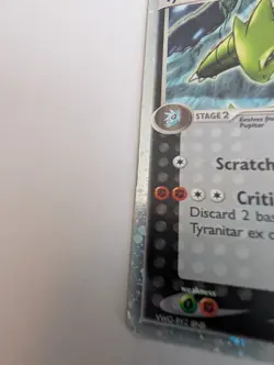 Pokemon TCG Tyranitar EX Pop Series 1 Holo Ultra Rare Card #17/17 - Image 5
