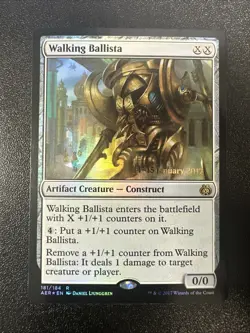 Walking Ballista Prerelease Cards Foil 181/184 NM JL - Image 1