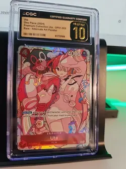 Uta - OP01-005 (Premium Card Collection) ONE PIECE CARD/ CGC PRISTINE GEM 10! - Image 5