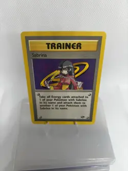 Sabrina - 110/132 - Pokemon Gym Challenge Unlimited Rare Card WOTC NM/LP - Image 2