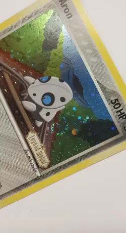 Aron Legend Maker SWIRL Reverse Holo Card 48/92 Pokemon 2006 - Image 4