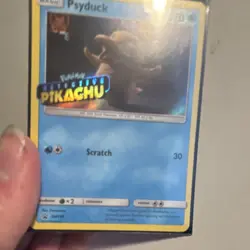 Pokemon Psyduck Detective Pikachu SM199 Stamped Promo Holo Card - Image 2