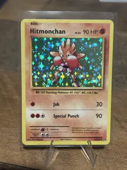 Hitmonchan 62/108 Holo Rare XY Evolutions Pokemon Card NM - Image 1
