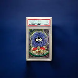 #114 Tangela Foil Topps TV Animation Series 2 Pokemon Card PSA 9 MINT - Image 1