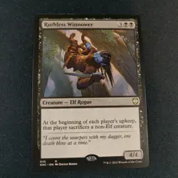 MTG - Ruthless Winnower Commander: Kaldheim Regular TCG Card LP - Image 1