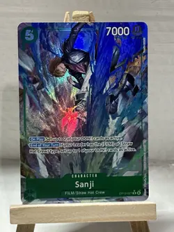 One Piece Card Game TCG Sanji OP13-027 Alt Art M/NM Condition - Image 1