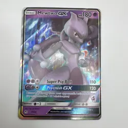 Pokemon Mewtwo GX 31/68 Hidden Fates Ultra Rare Holo English Card - Image 1