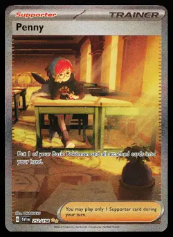 Penny 252/198 Special Illustration Rare Scarlet & Violet Base Set Pokemon Card - Image 1