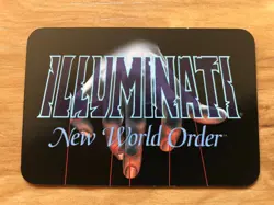 Illuminati New World Order Assassins INWO NWO SJ Games COMMON School Prayer Card - Image 2