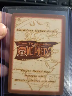 BANDAI One Piece Hyper Battle H31 LUFFY CREW SCARCE EARLY CARD - Image 2