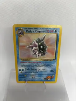 Pokemon TCG Misty's Cloyster Gym Heroes 29/132 Unlimited Rare Card - Image 2