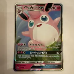 Pokemon Wigglytuff GX 42/68 Hidden Fates Ultra Rare Holo English Card - Image 1