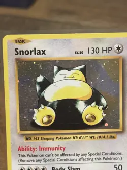 Snorlax XY179 Holo Promo NM/LP+ Pokemon Card 130 HP Black Star - Image 2