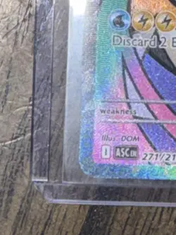 Mega Dragonite EX Full Art Holo Pokemon Card 271/217 ascended heros attack rare. - Image 4
