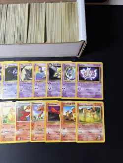 Huge Collection Bulk Lot of 600+ Pokemon Cards Mixed WOTC-XY Vintage HP-DAMAGED - Image 3