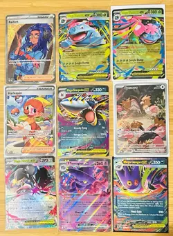 Japanese And English Pokemon Card Lot Of 27 - Art Rare Holo Full Art - Image 1
