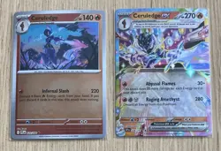 Ceruledge ex 036/191 - Ultra Rare + Reverse Holo - Pokemon Card Lot - NM - 1¢ - Image 1