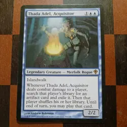 Mtg Thada Adel, Acquisitor LP/NM Worldwake Rare Commander Legendary Magic Card - Image 1