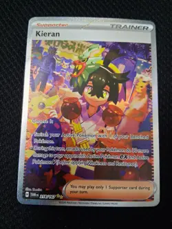 Pokemon Card Kieran Twilight Masquerade 218/167 Special Illustration Rare Full - Image 3