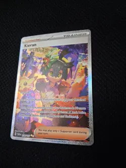 Pokemon Card Kieran Twilight Masquerade 218/167 Special Illustration Rare Full - Image 4