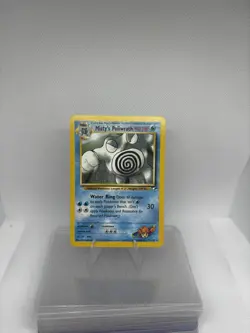 Pokemon TCG Misty's Poliwrath Gym Heroes 31/132 Unlimited Rare Card 2000 WOTC LP - Image 1